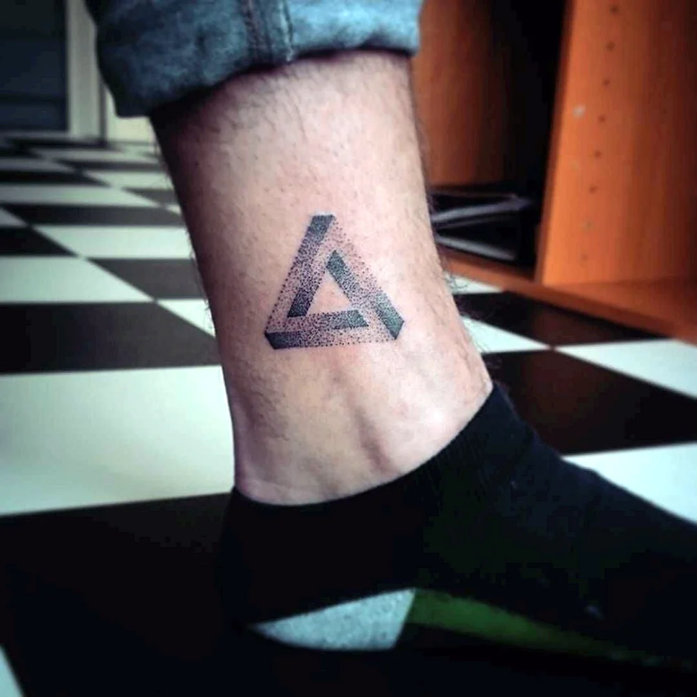 Recovery Triangle Tattoo