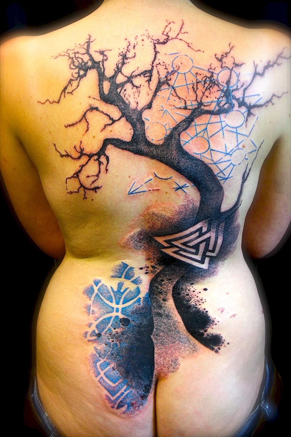 Redhead Tree Tattoo