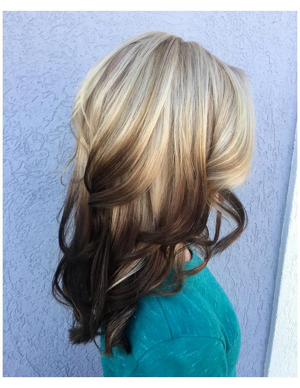 Reverse Ombre hair