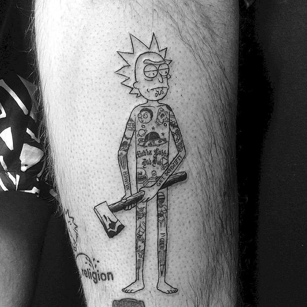 Rick and Morty Tattoo