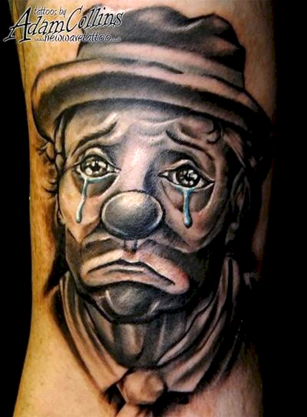 Sad Clown Tattoo