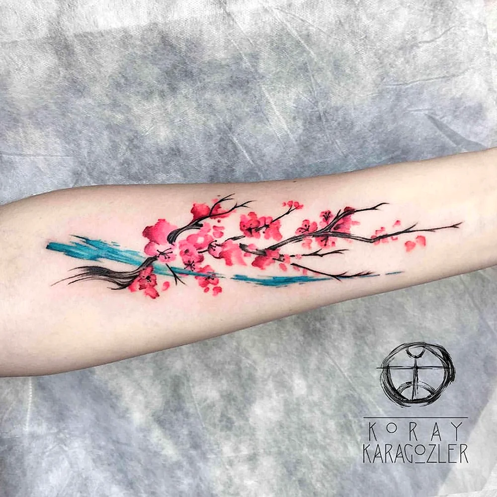 Sakura Flower Tattoo