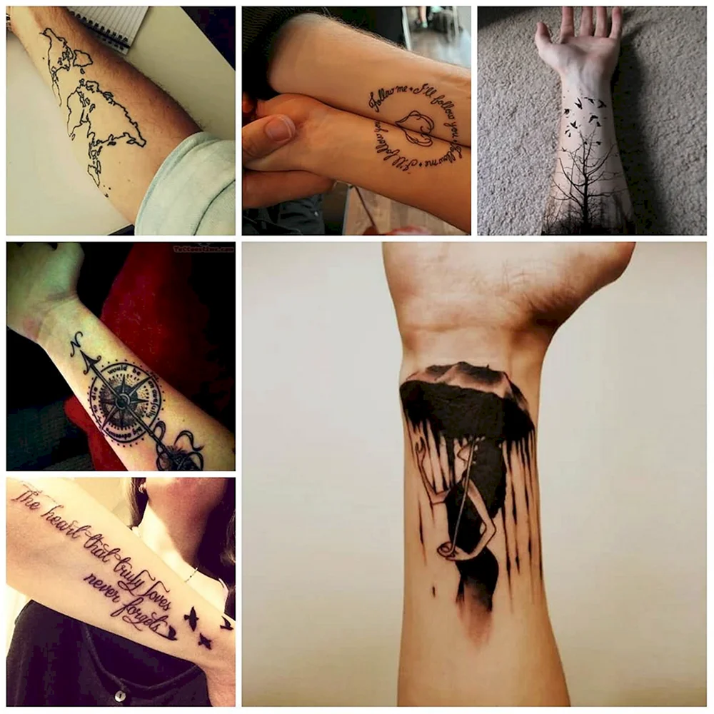 Self made Tattoo forearm