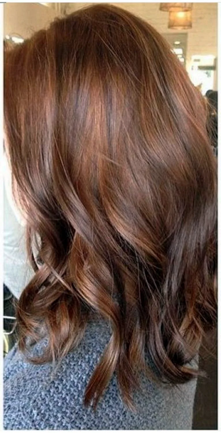 Шоколадный капучино цвет волос