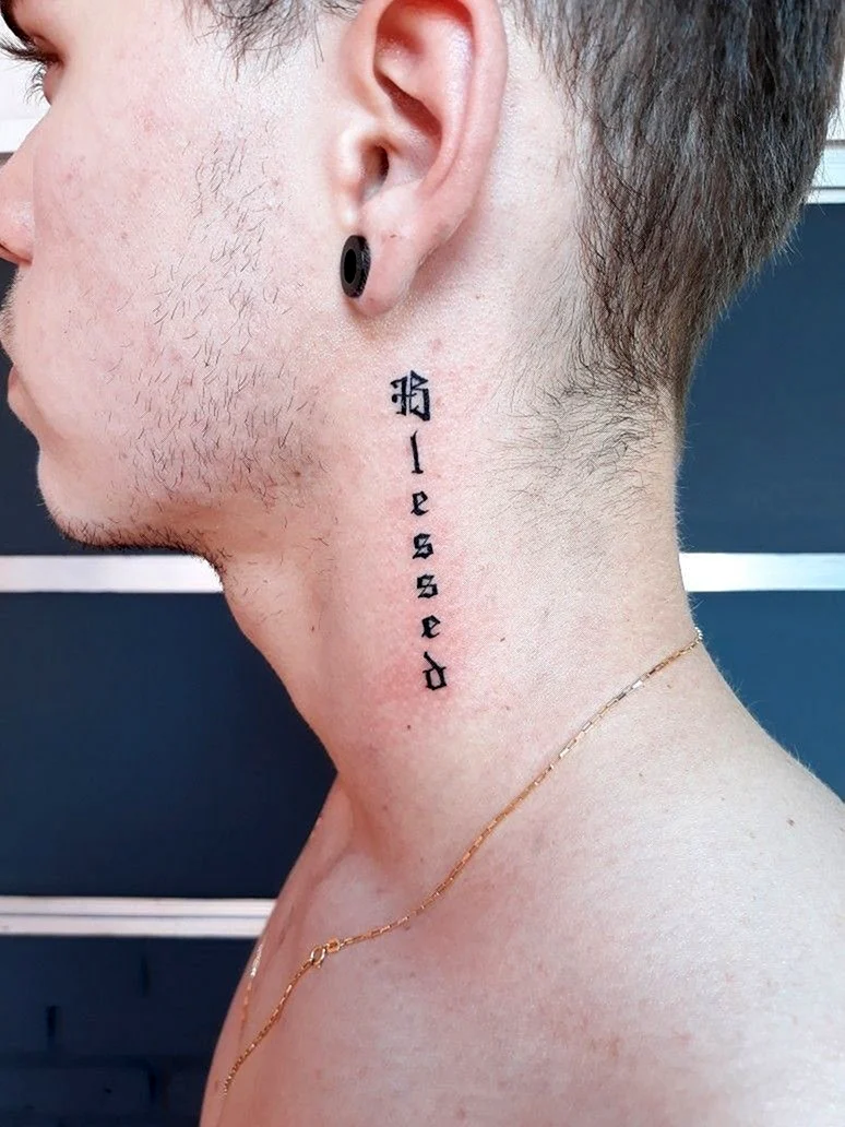 Side Neck Tattoos
