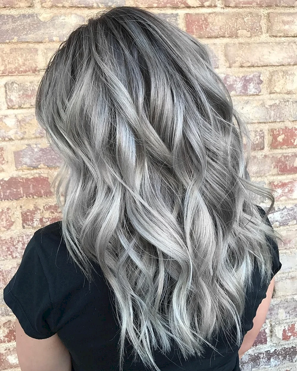 Silver Grey hair