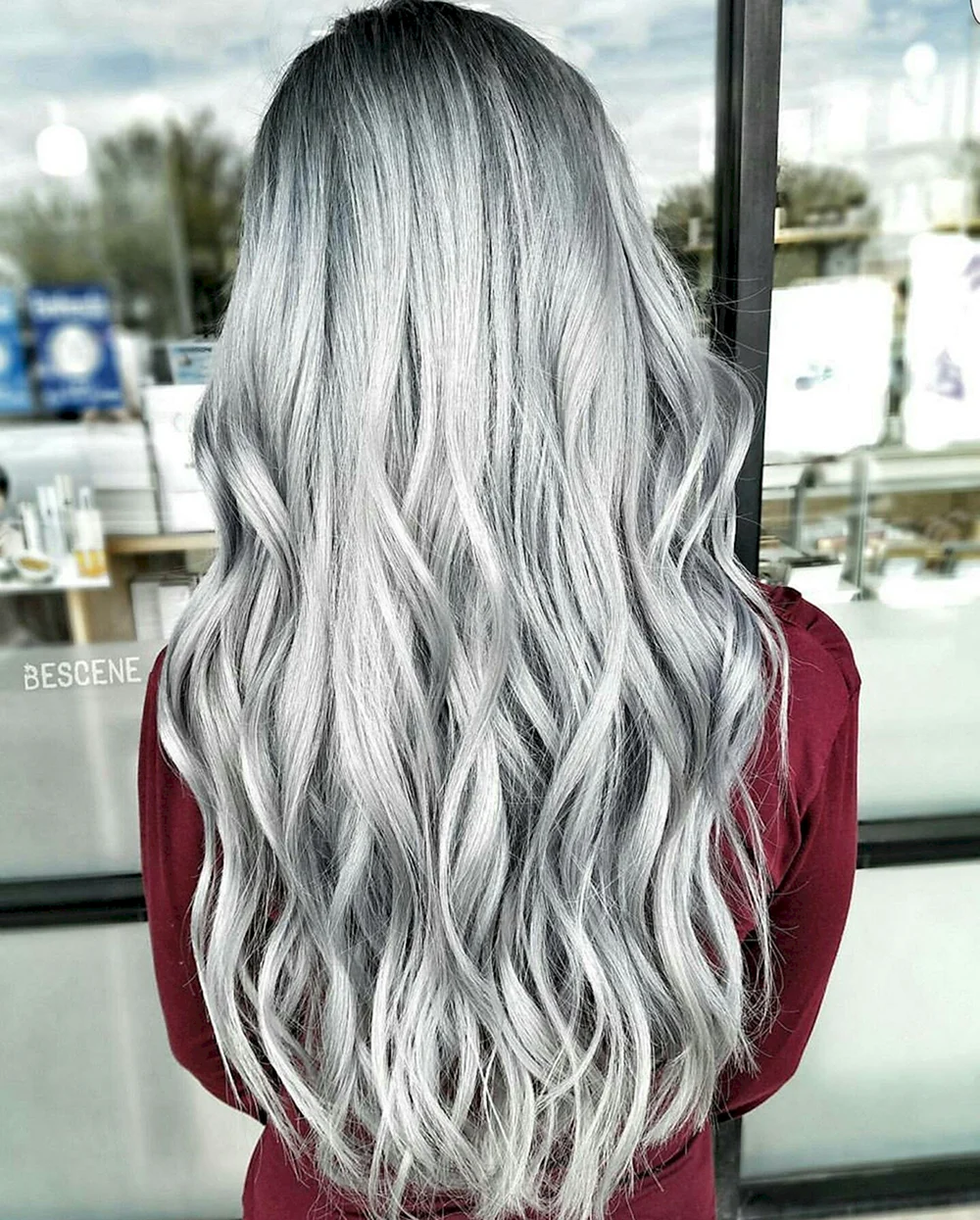 Silver hair