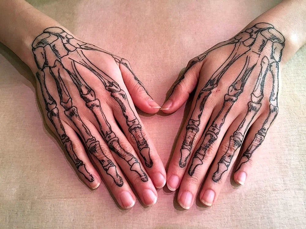 Skeleton hand Tattoo