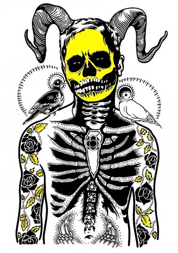 Skeleton Tattoo Art
