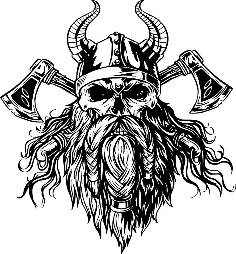 Skull Beard Viking