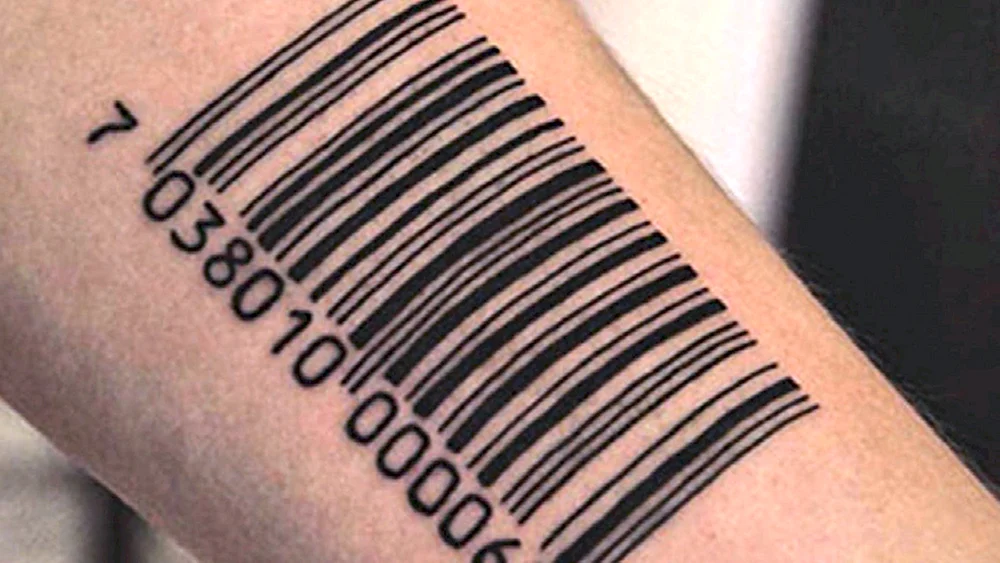 Slave Tattoo Barcode