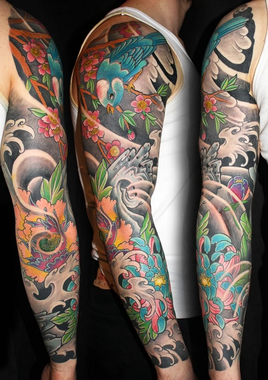 Sleeve Tattoo oriental
