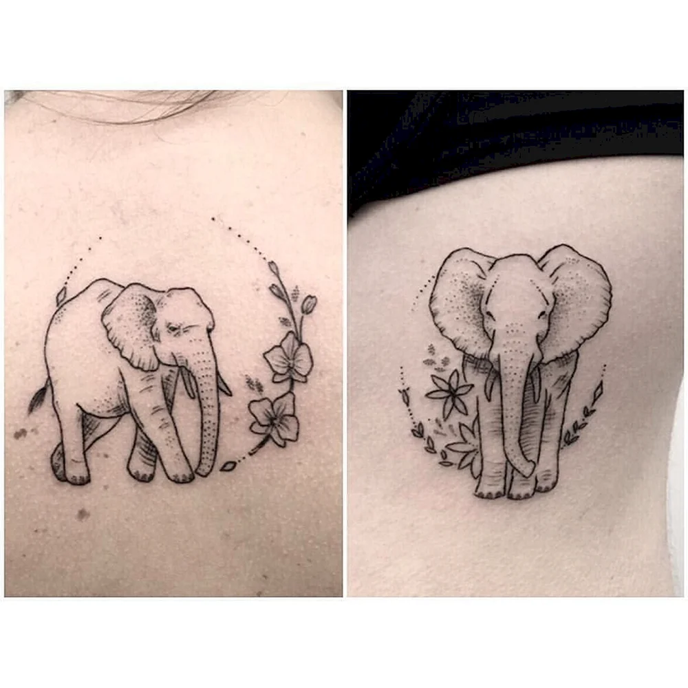 Small Tattoo Elephant