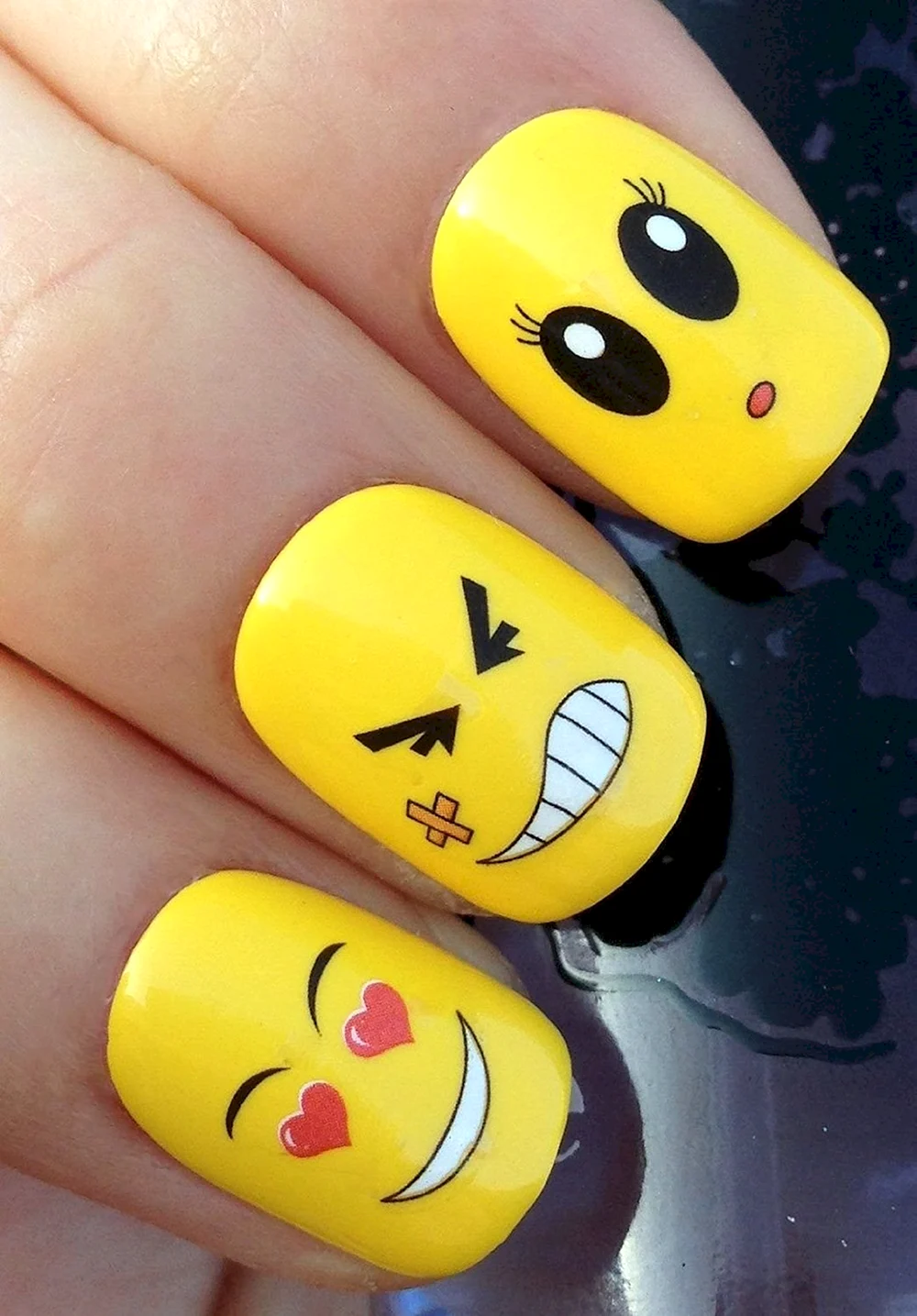 Smiley Nails