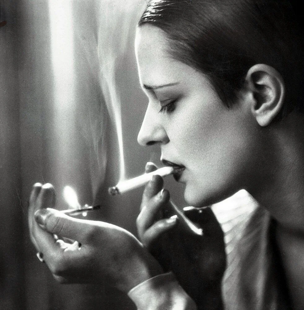 Smoking girl