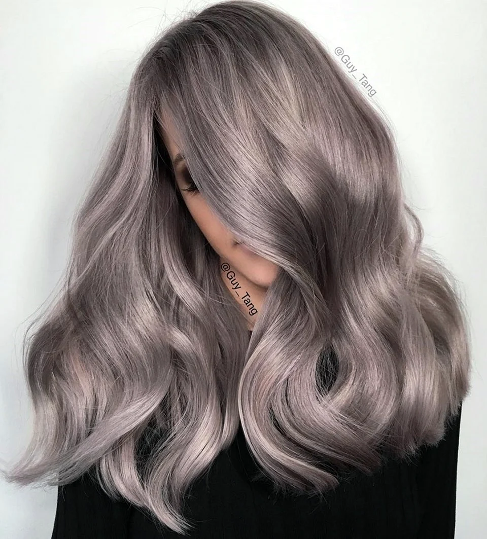 Smoky Silver hair Color