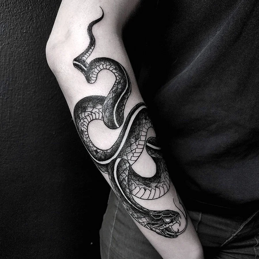 Snake hand Tattoo