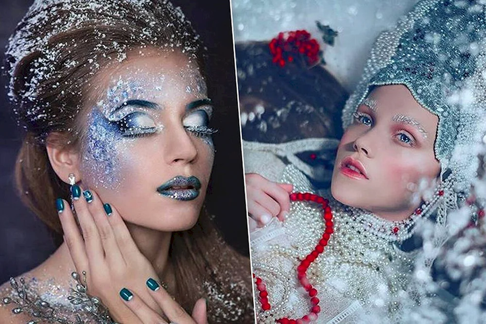Снегурочка макияж