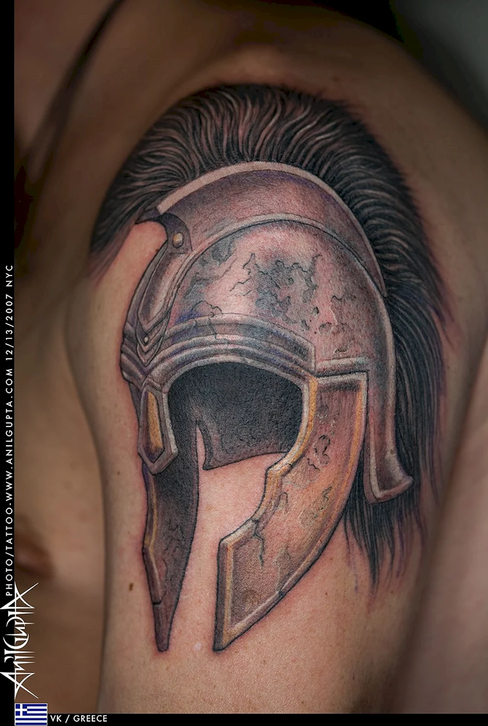 Spartan Helm Tattoos
