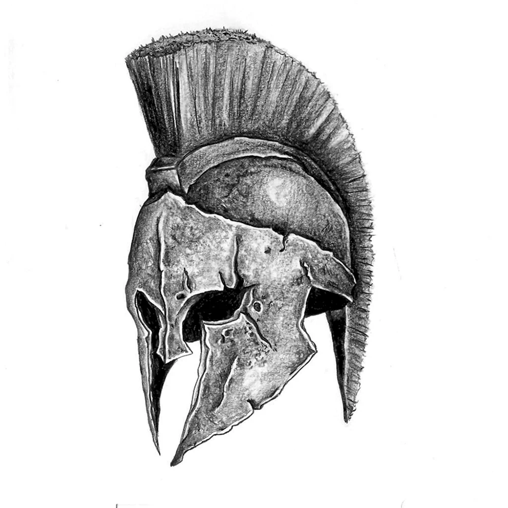 Spartan Helmet and Skull