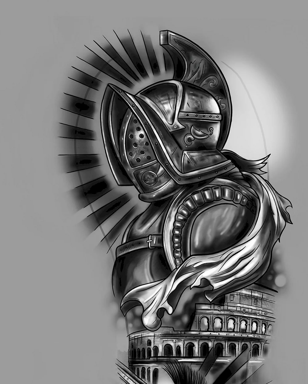 Spartan Tattoo Design