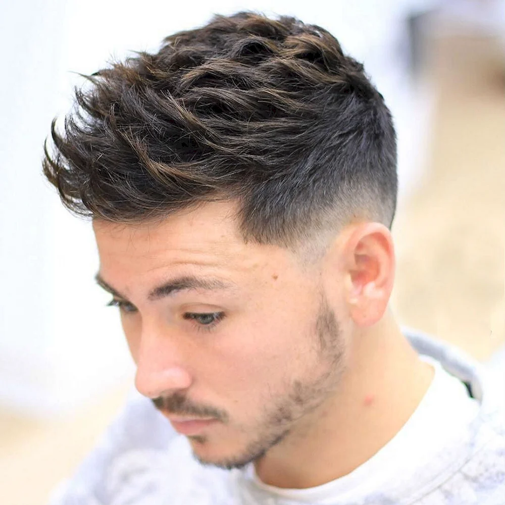 Spiky Slickback Haircut