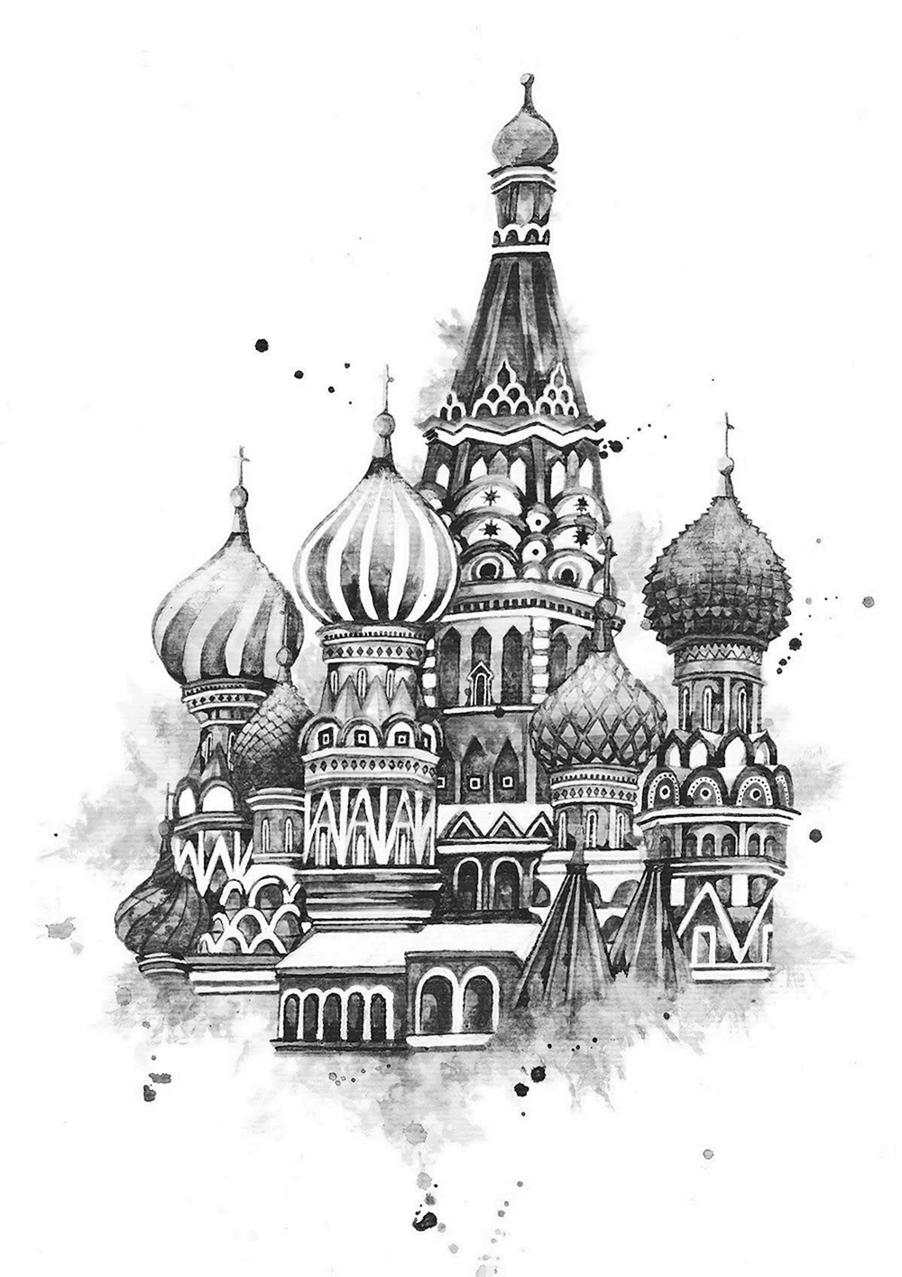 St Basil Cathedral Tattoo
