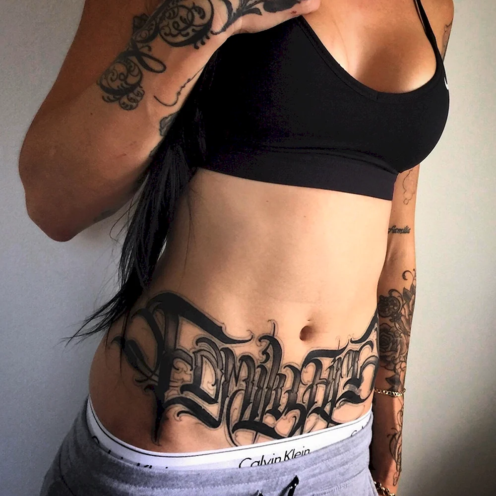 Stomach Tattoo