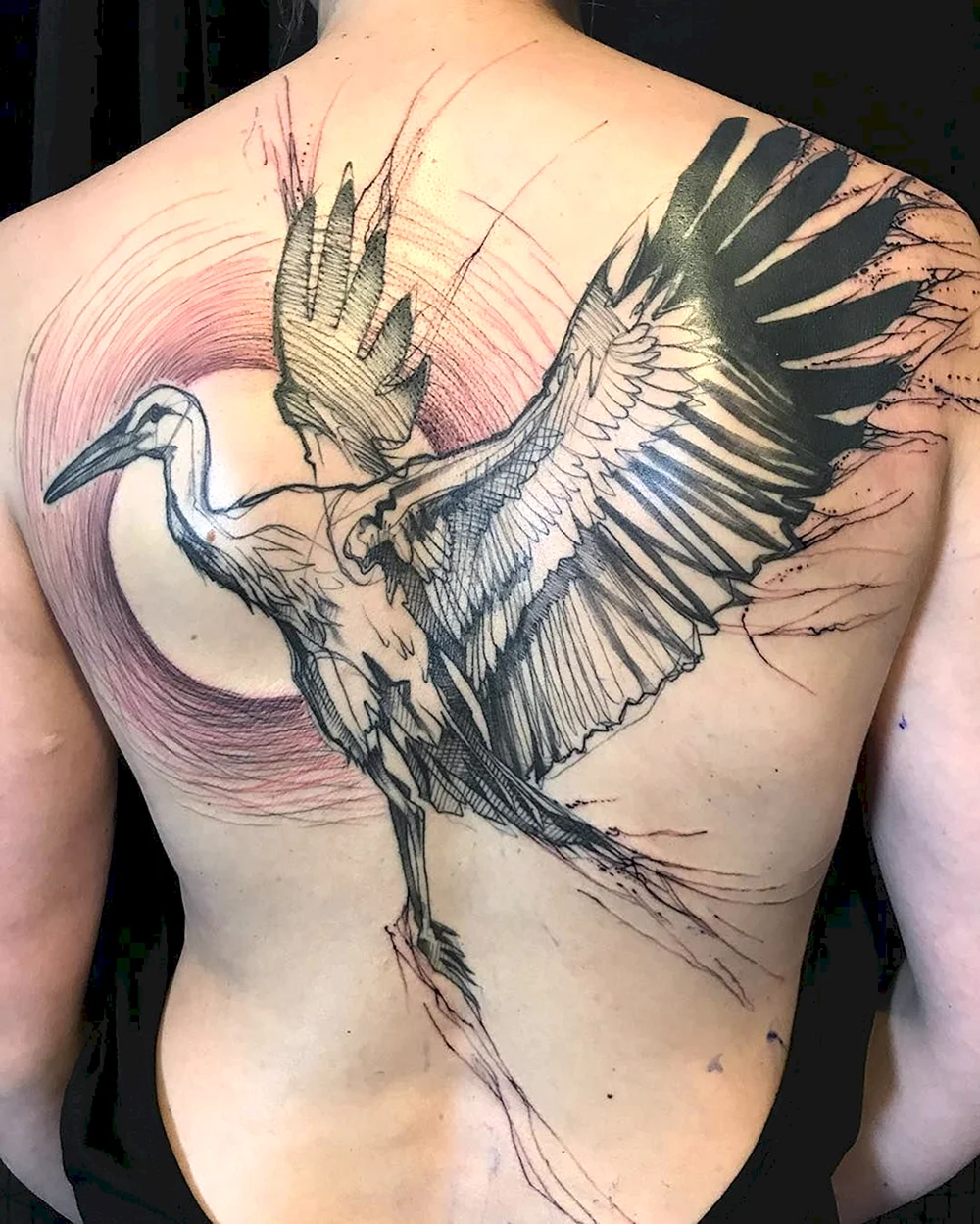 Stork Tattoo
