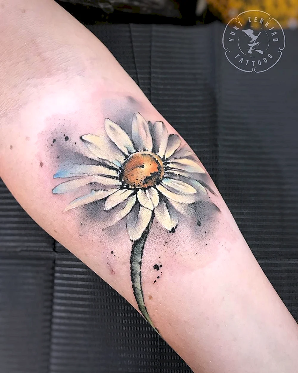 Sunflower Daisy Tattoo Design