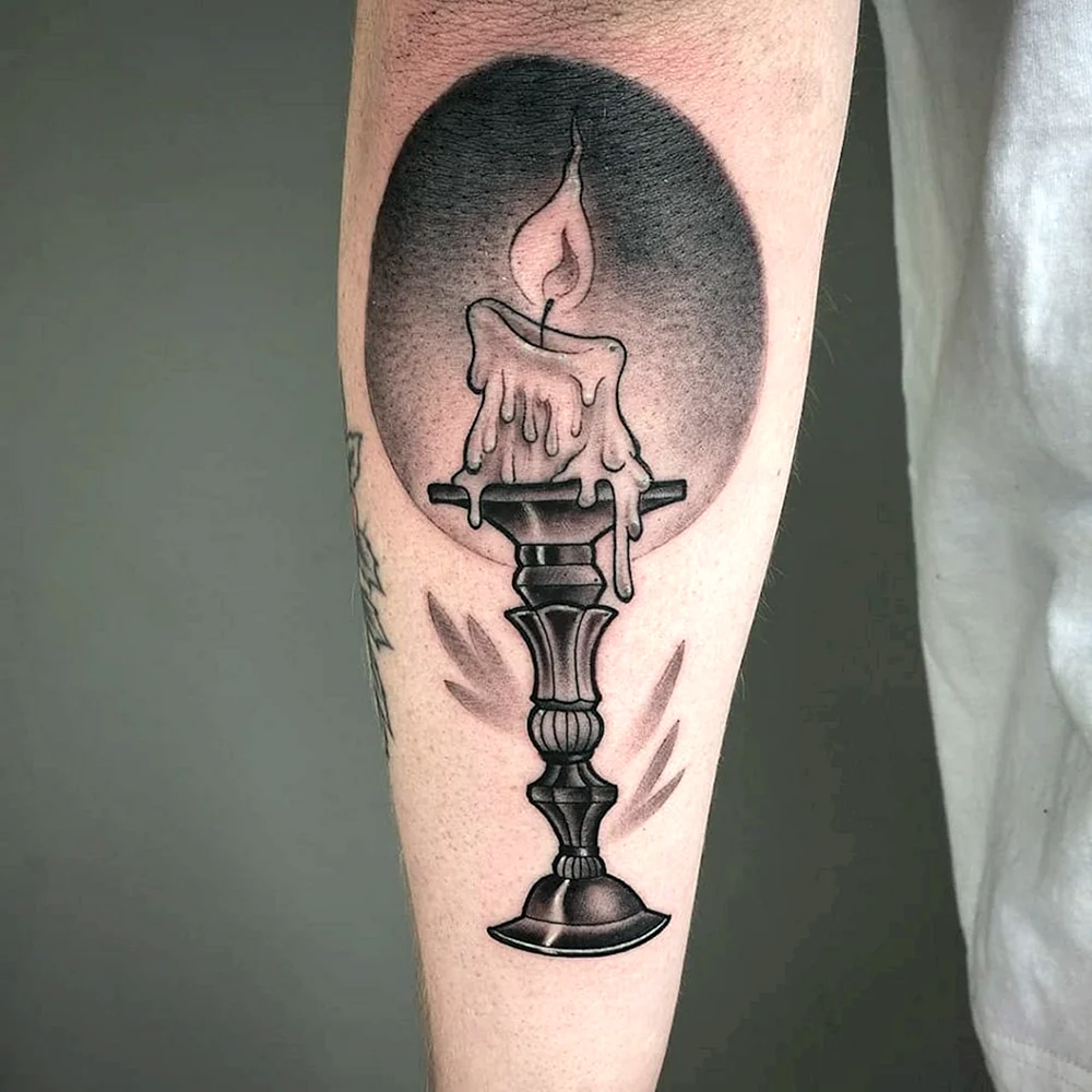 Tattoo Candlestick