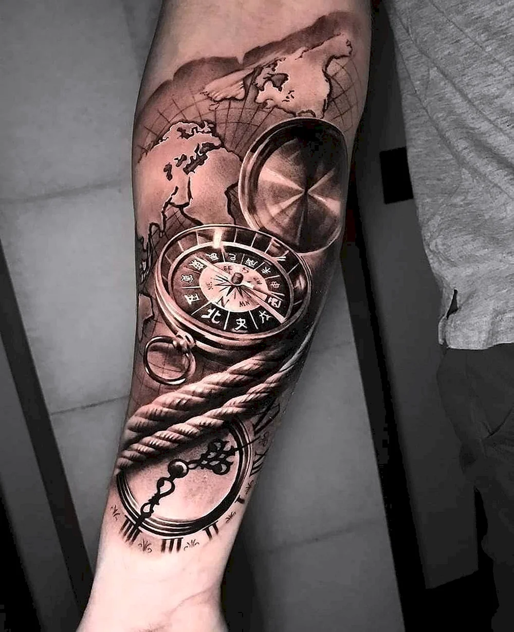 Tattoo Clock hand