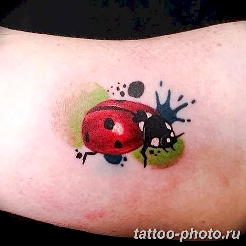 Tattoo Color Ladybug