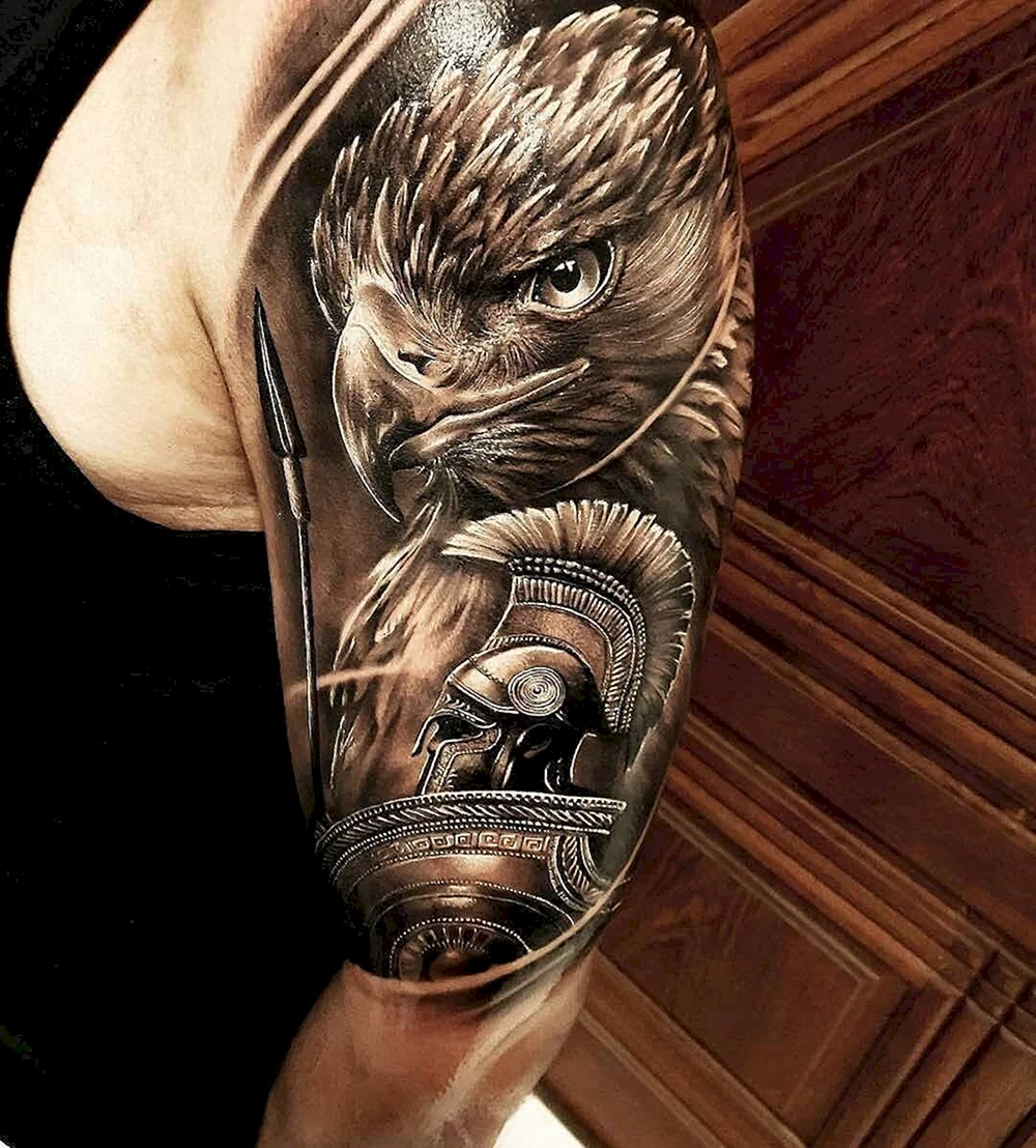 Tattoo Eagle Spartan