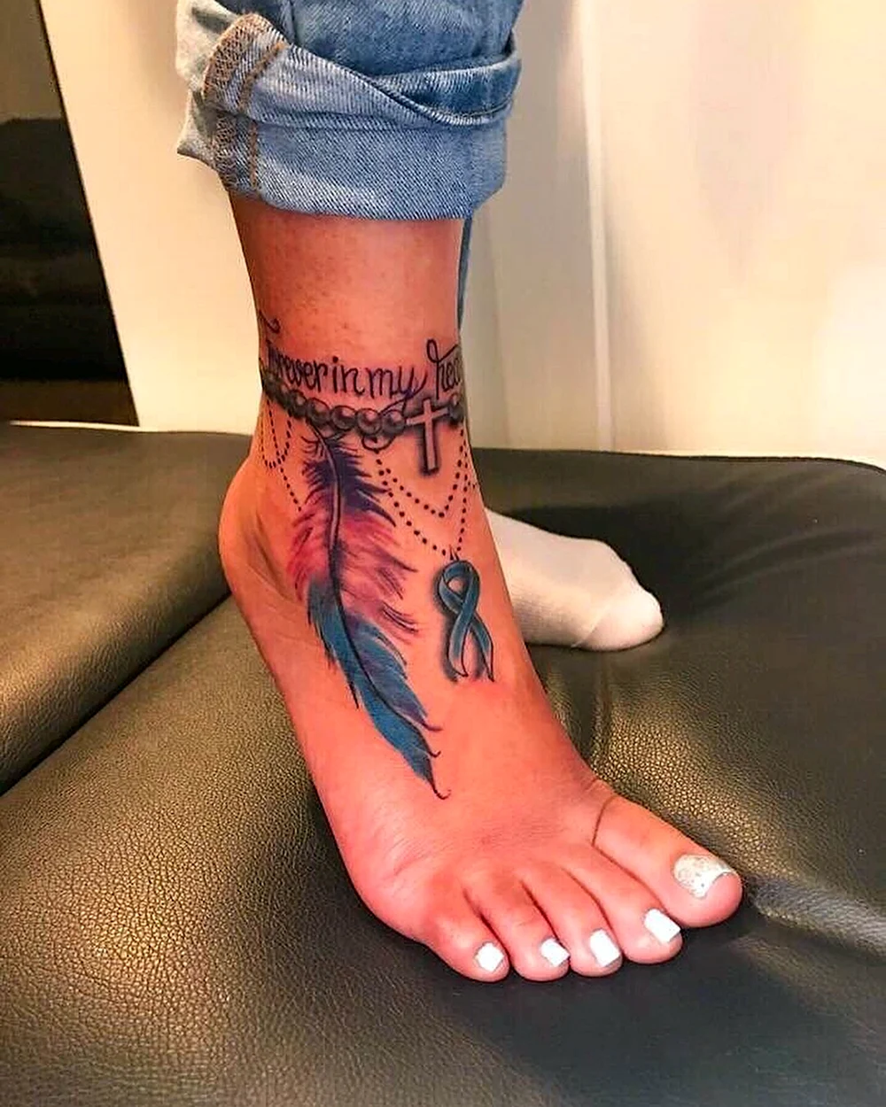 Tattoo foot men