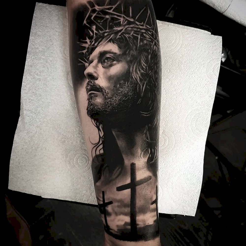 Tattoo Jesus PNG