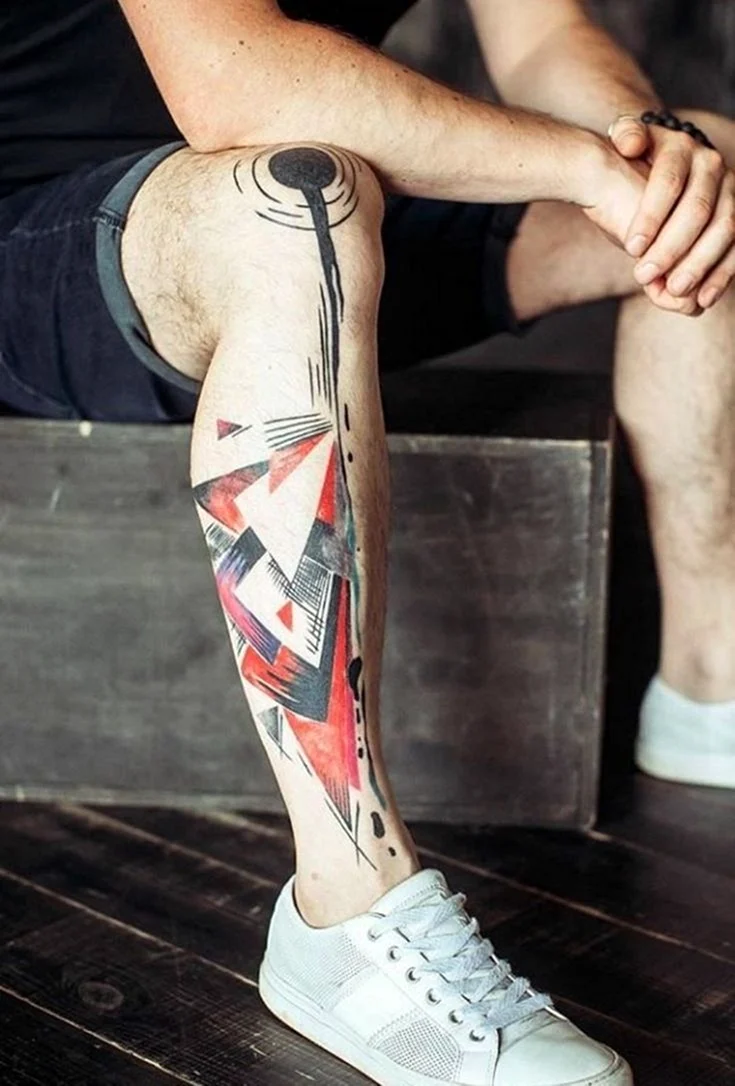 Tattoo Leg man