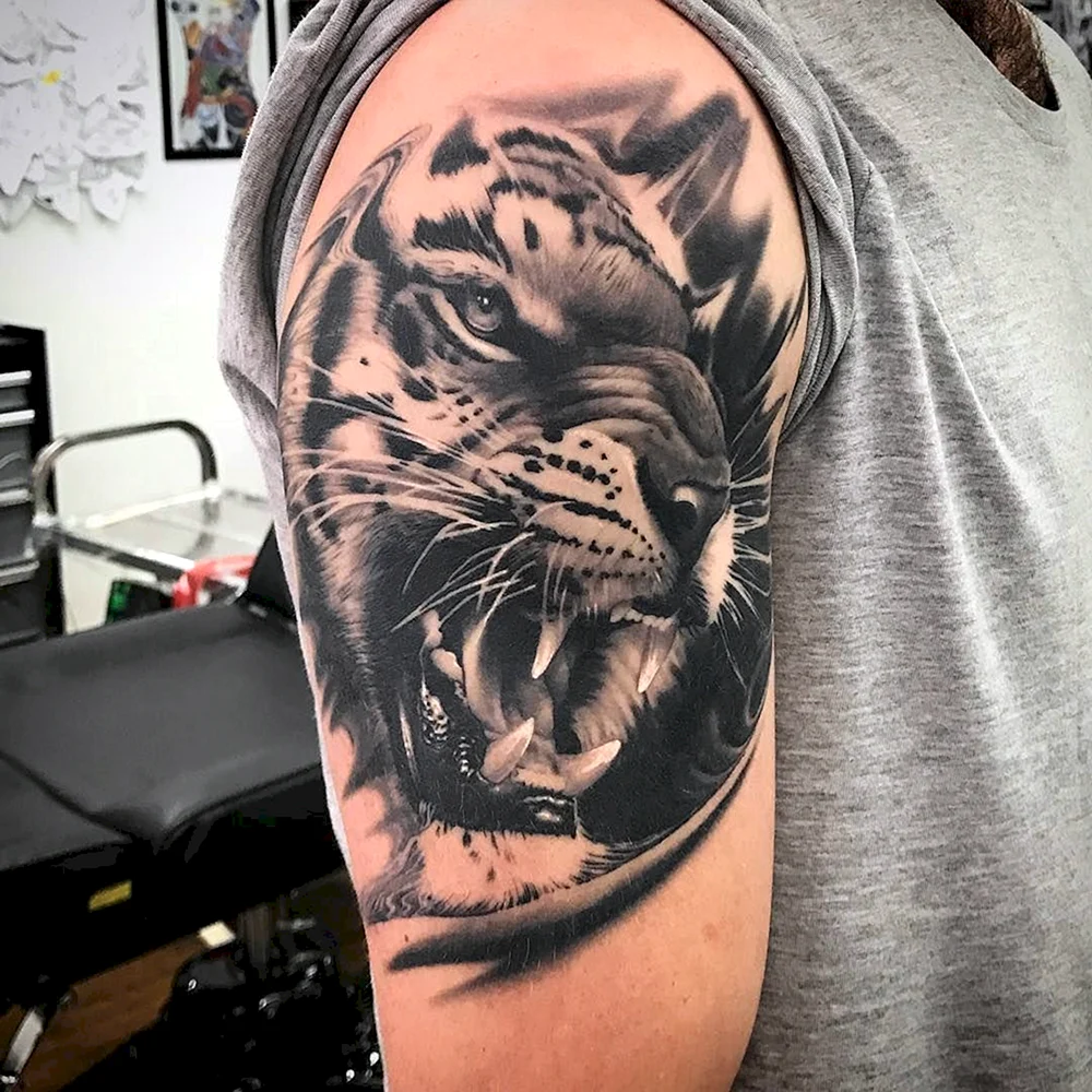 Tattoo Lion Tiger