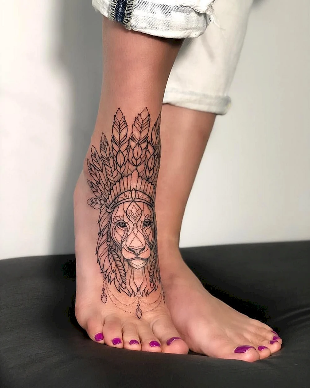 Tattoo Mandala Ankle