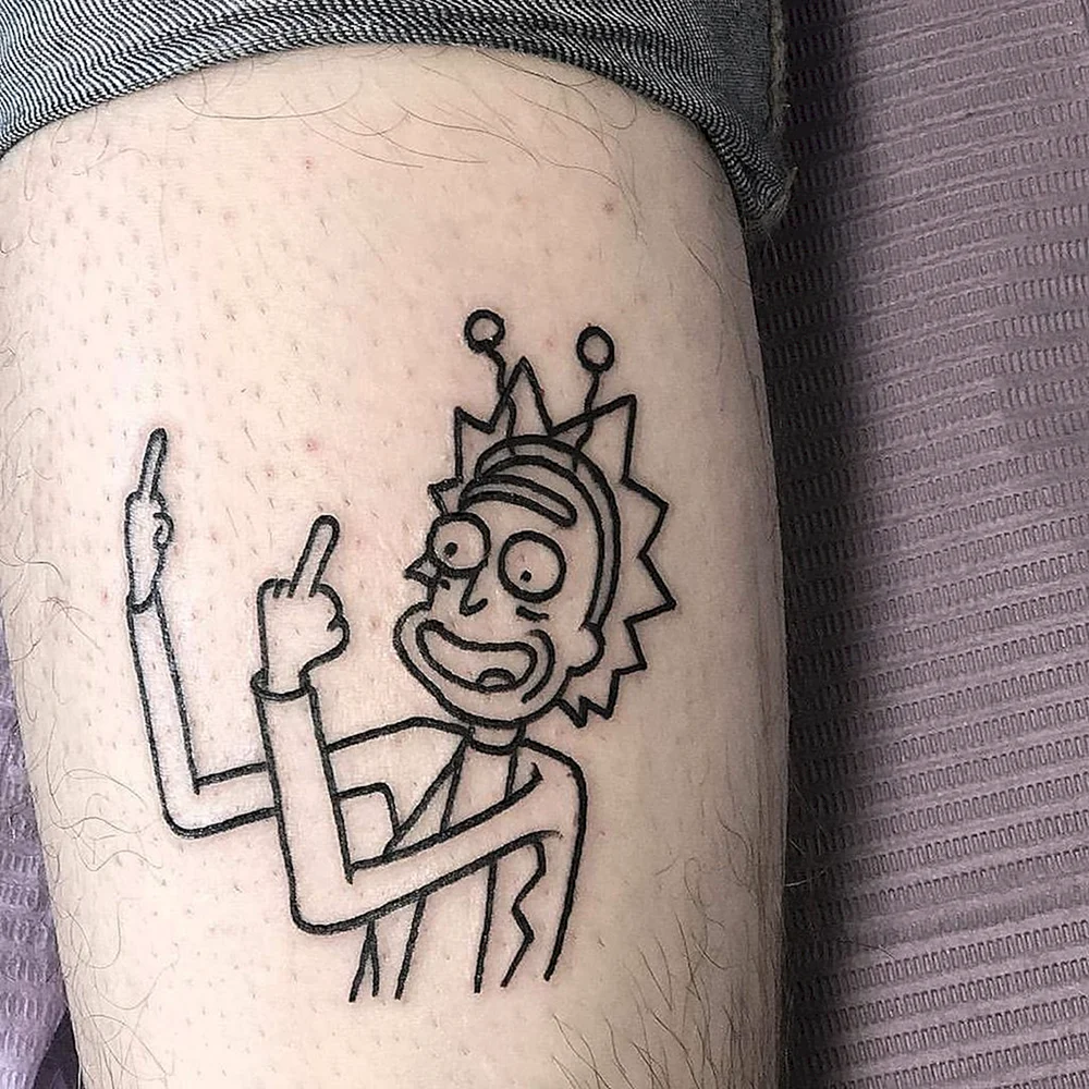 Tattoo Rick e Morty