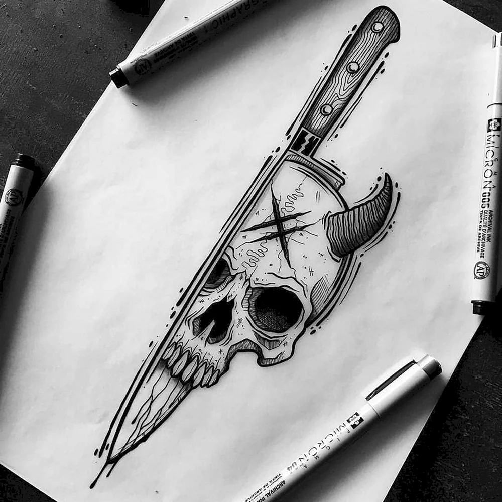 Tattoo Sketch Dark