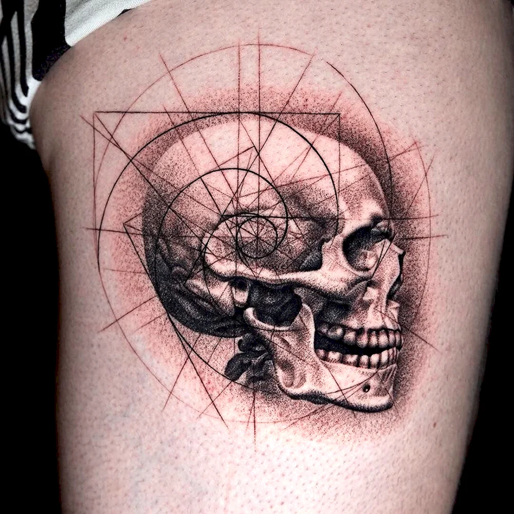 Tattoo Skull through