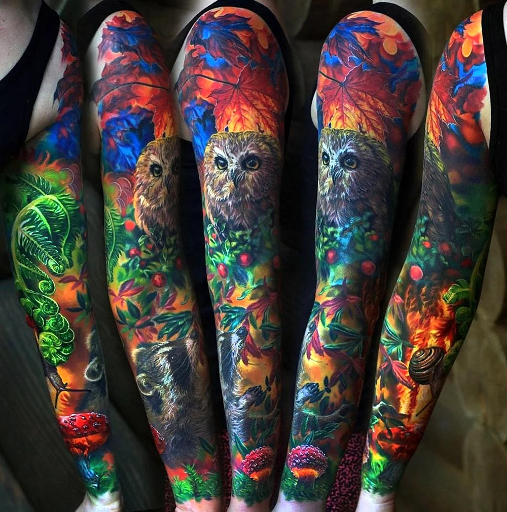 Tattoo Sleeve Color