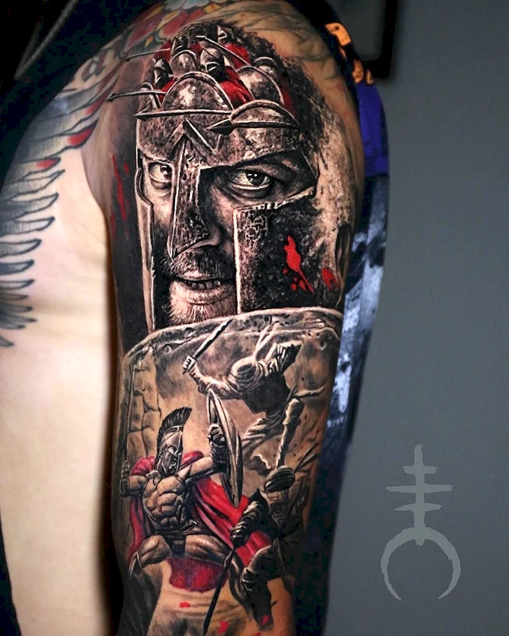 Tattoo Sleeve Spartan