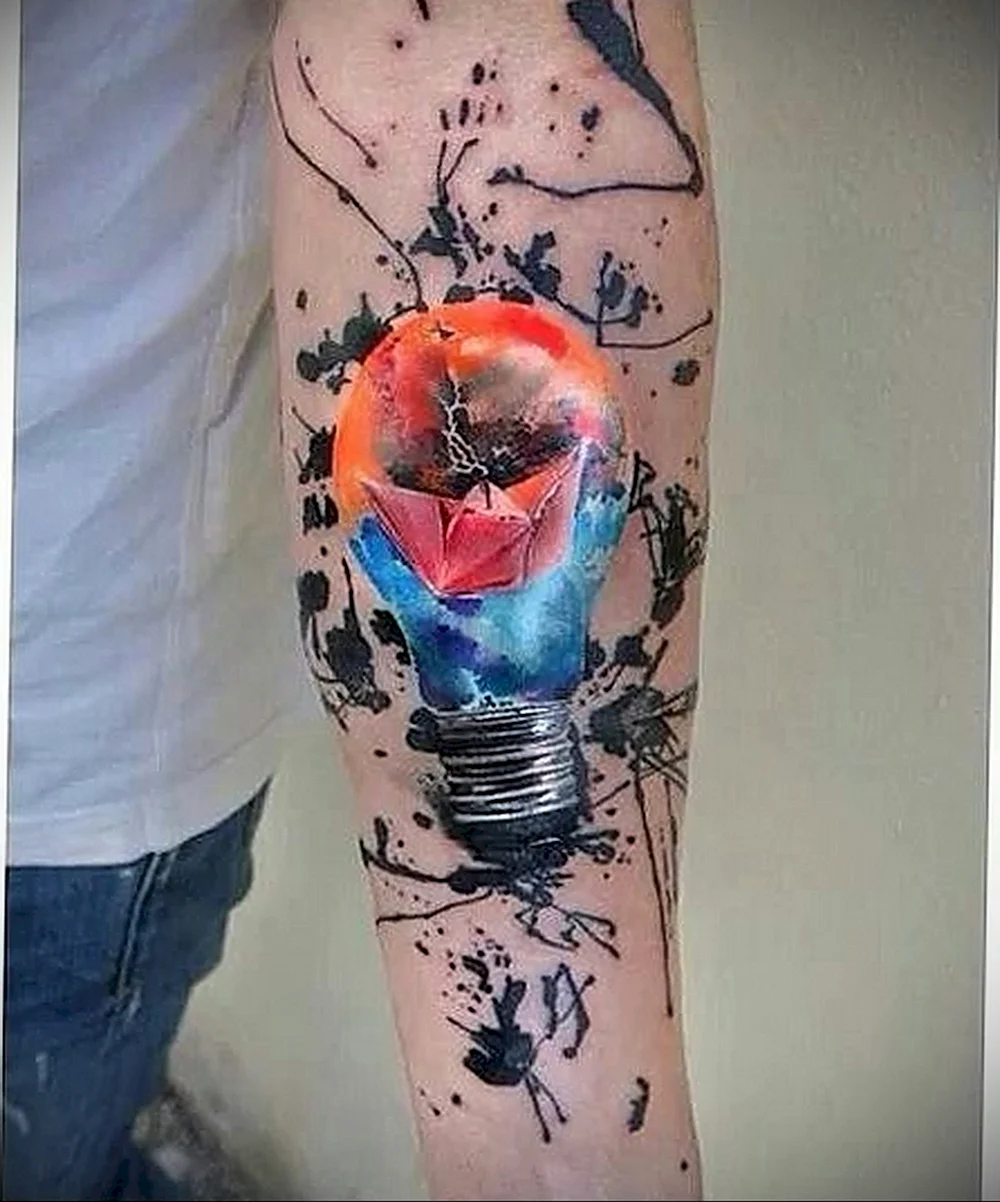 Tattoo Sleeve Watercolor for men