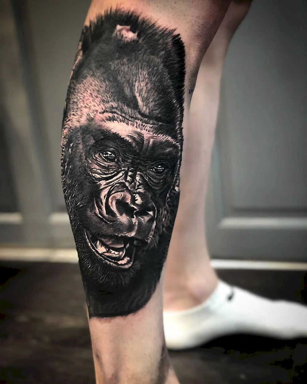 Tattoo wajah Gorila