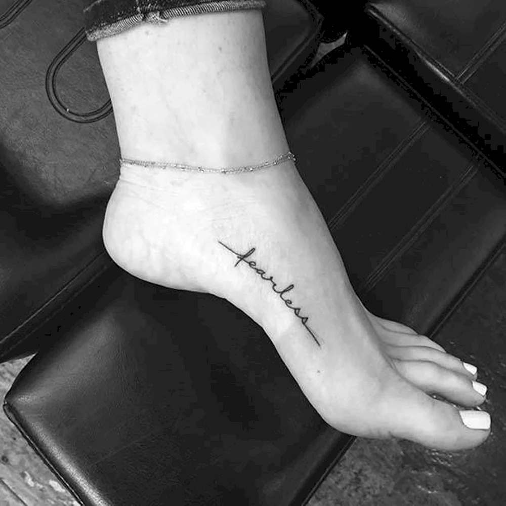 Tatuaje en el pie
