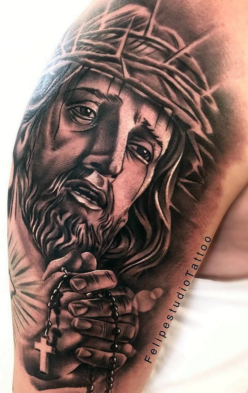 Татуировка Иисуса Христа