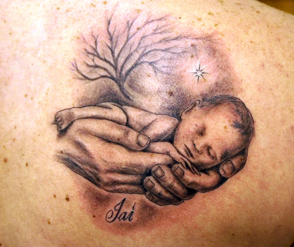 Татуировка на рождение ребенка
