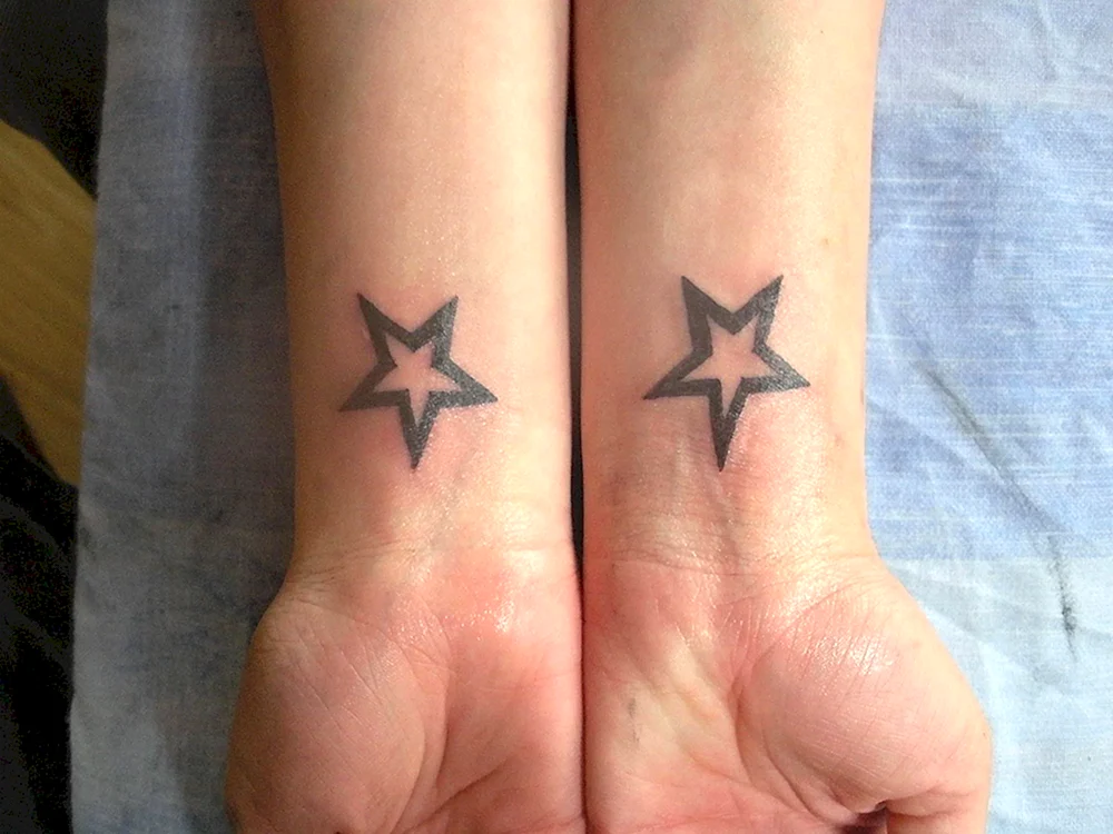 Татуировка пятиконечная звезда